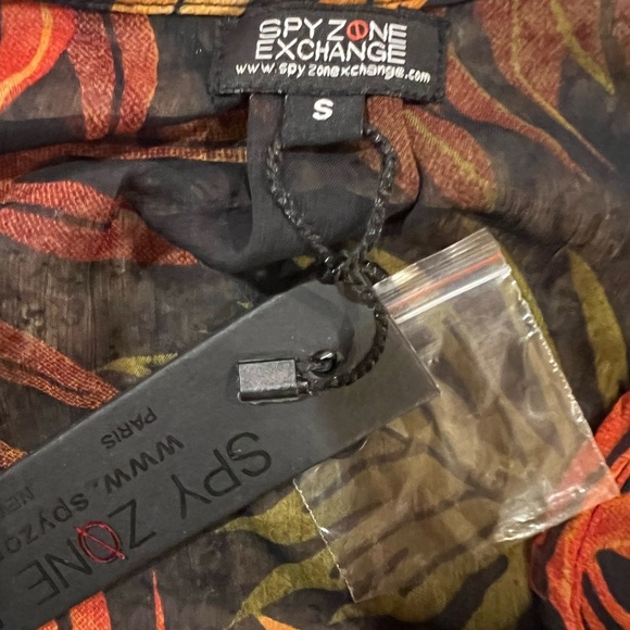 Spy Zone Exchange Foliage Print Maxi Dress NWT Size Small - Picture 11 of 11